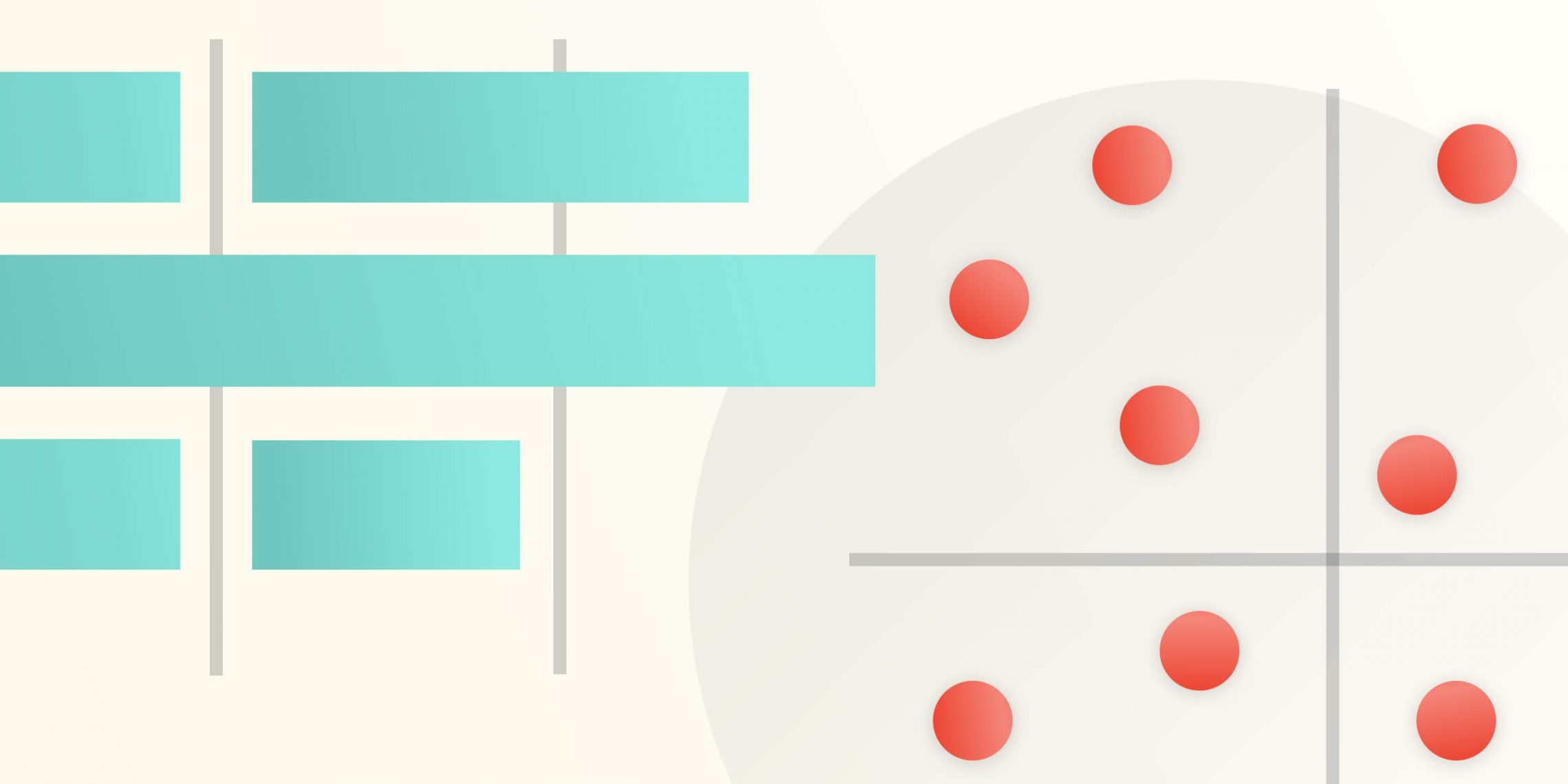 an abstract version of a digital product roadmap